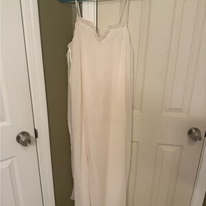 Sparkle Tallahassee Boutique Ivory Maxi Dress